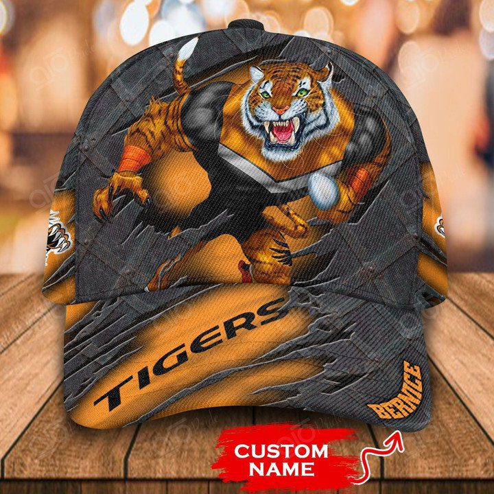 NRL Wests Tigers Custom Name Mascot Scratch Cover Classic Cap NRL Wests Tigers Custom Name Mascot Scratch Cover Classic Cap