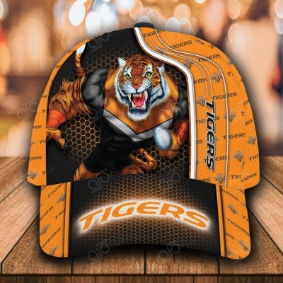 NRL Wests Tigers Black Orange Mascot Classic Cap
