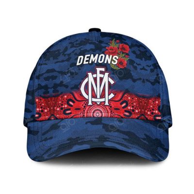 AFL Melbourne Demons Indeigenous Blue Red Classic Cap