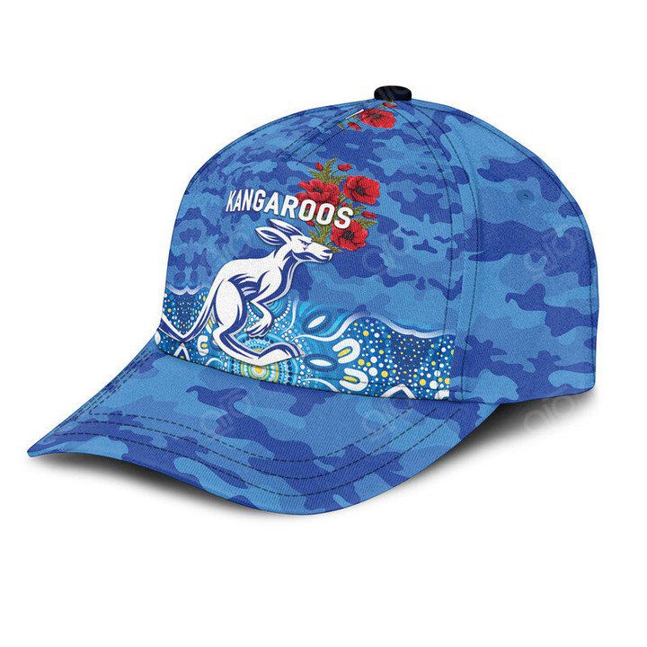 AFL North Melbourne Kangaroos Indigenous Blue Classic Cap AFL North Melbourne Kangaroos Indigenous Blue Classic Cap