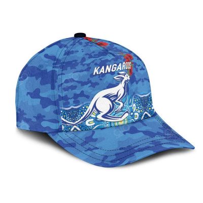 AFL North Melbourne Kangaroos Indigenous Blue Classic Cap