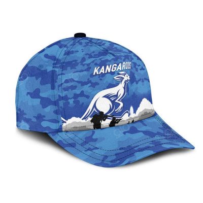 AFL North Melbourne Kangaroos ANZAC Day Royal Blue Classic Cap