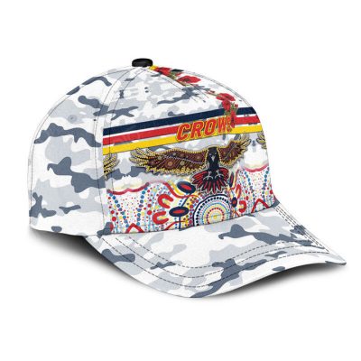 AFL Adelaide Crows Indigenous White Classic Cap