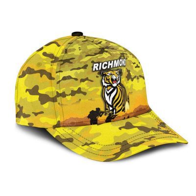 AFL Richmond Tigers ANZAC Soldiers Yellow Classic Cap