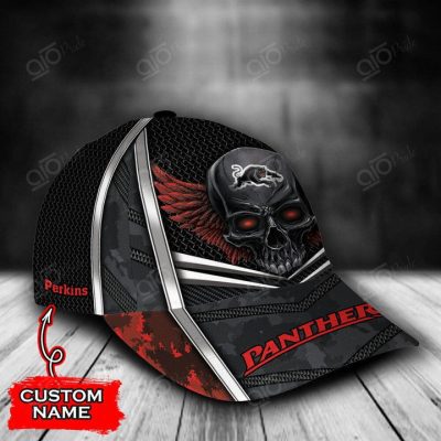 NRL Penrith Panthers Custom Name Skull Classic Cap