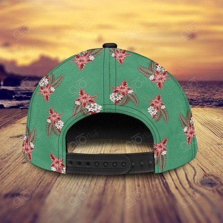 NRL South Sydney Rabbitohs Custom Name Mascot Flower Classic Cap NRL South Sydney Rabbitohs Custom Name Mascot Flower Classic Cap