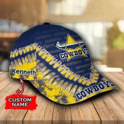 NRL North Queensland Cowboys Custom Name Pride Classic Cap