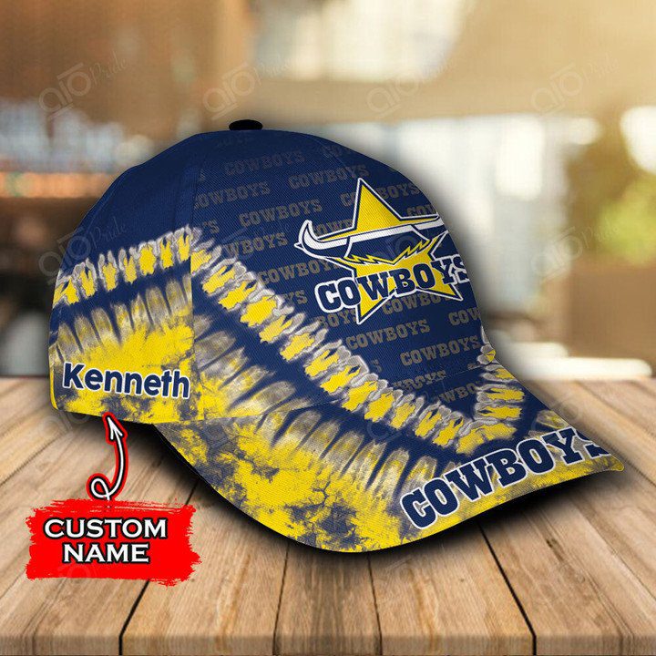 NRL North Queensland Cowboys Custom Name Pride Classic Cap NRL North Queensland Cowboys Custom Name Pride Classic Cap