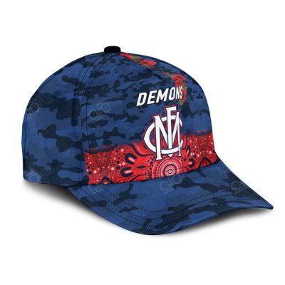 AFL Melbourne Demons Indeigenous Blue Red Classic Cap