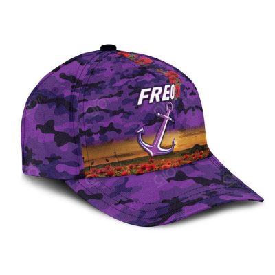 AFL Fremantle Dockers Poppy Flowers Purple Classic Cap