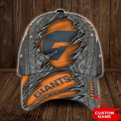 AFL Greater Western Sydney Giants Custom Name Orange Classic Cap