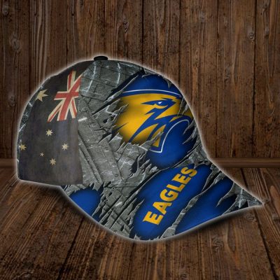 AFL West Coast Eagles Custom Name Royal Blue Classic Cap