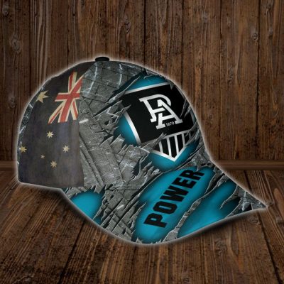 AFL Port Adelaide Custom Name Teal Classic Cap