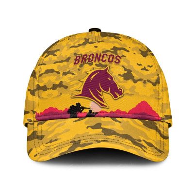 NRL Brisbane Broncos ANZAC Camo Adjustable Classic Cap