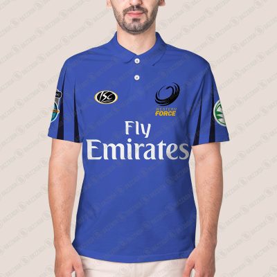 Personalise Throwback Western Force Super Rugby 2006 Vintage Polo Jersey