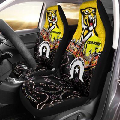 AFL Richmond Tigers NAIDOC Week Indigenous Car Seat Covers