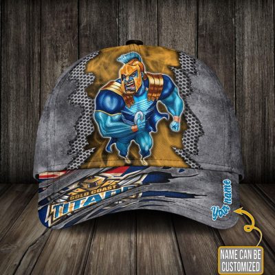 NRL Gold Coast Titans Mascot Custom Name Classic Cap