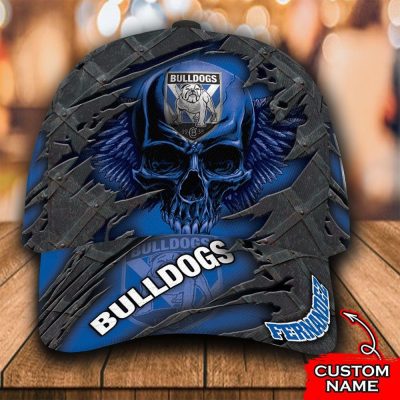 NRL Canterbury-Bankstown Bulldogs Skull Custom Name Classic Cap