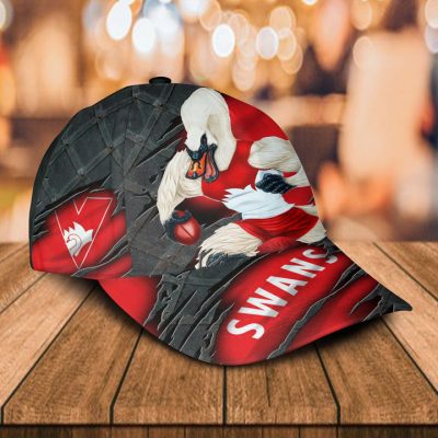 AFL Sydney Swans Custom Name Mascot Classic Cap