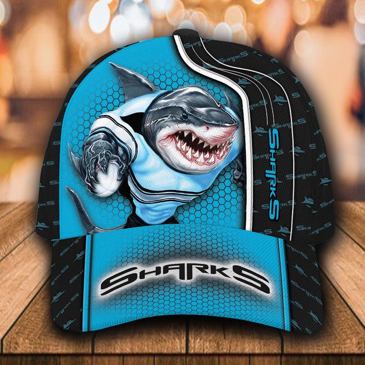 NRL Cronulla-Sutherland Sharks Mascot Classic Cap NRL Cronulla-Sutherland Sharks Mascot Classic Cap