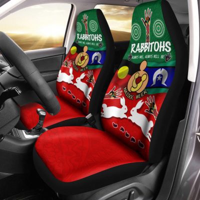 NRL South Sydney Rabbitohs NAIDOC Week Car Seat Covers