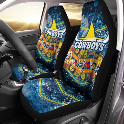 NRL North Queensland Cowboys NAIDOC Week Car Seat Covers