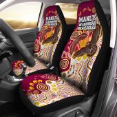 NRL Manly Warringah Sea Eagles Aboriginal Car Seat Covers