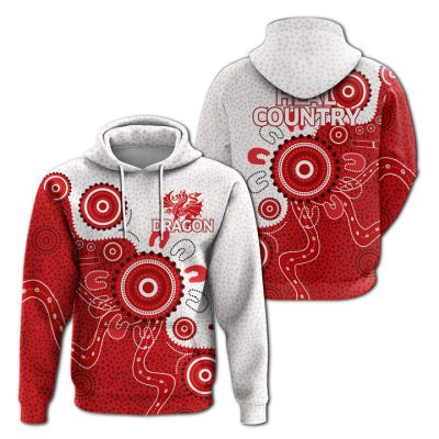 NRL St. George Illawarra Dragons NAIDOC Pullover Hoodie Pullover Hoodie