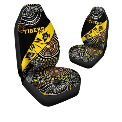 AFL Richmond Tigers Indigenous Car Seat Covers