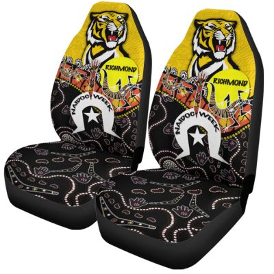 AFL Richmond Tigers NAIDOC Week Indigenous Car Seat Covers