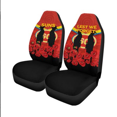 AFL Gold Coast Suns ANZAC Day Indigenous Car Seat Covers