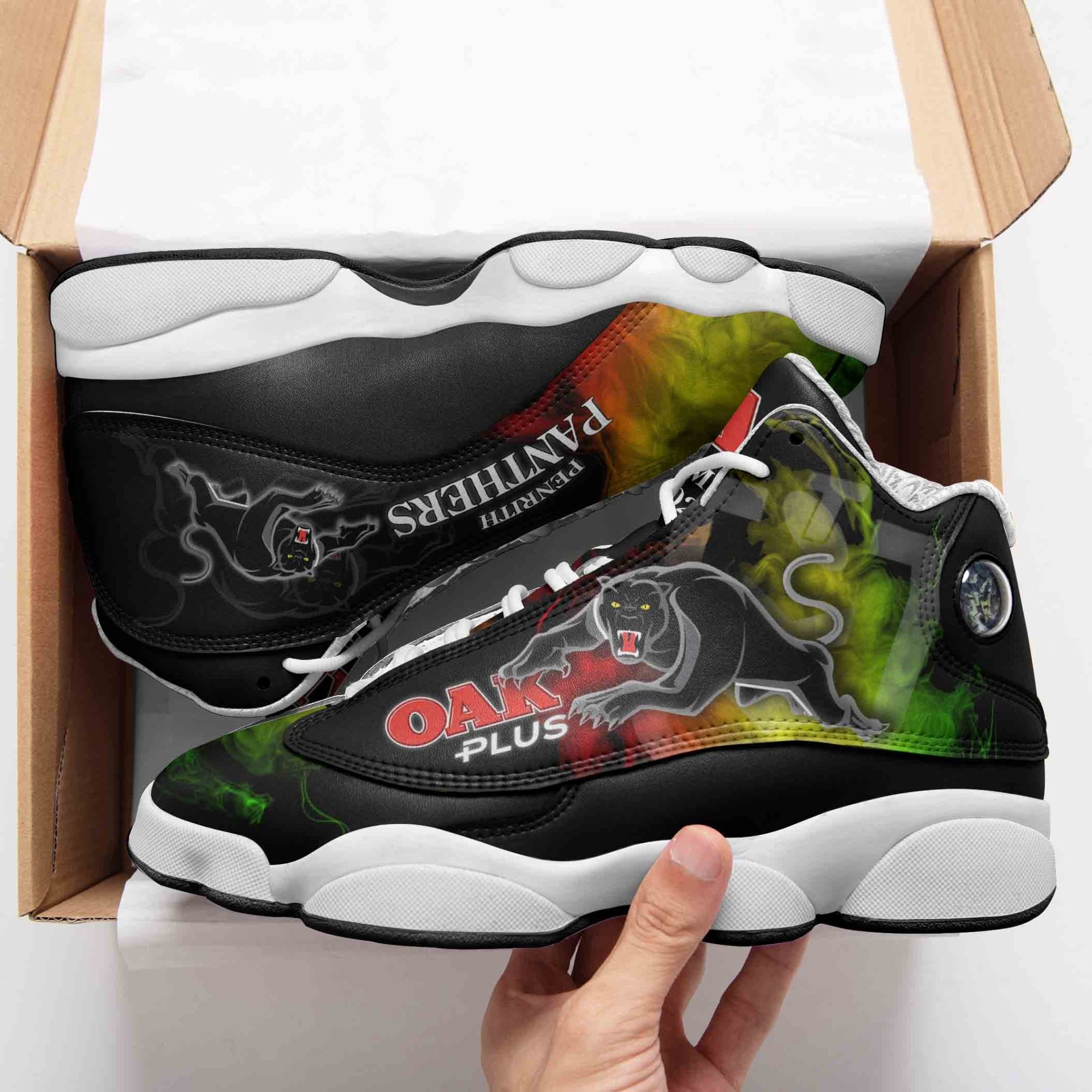 NRL Penrith Panthers Premiers 2022 Air Jordan 13 Shoes NRL Penrith Panthers Premiers 2022 Air Jordan 13 Shoes