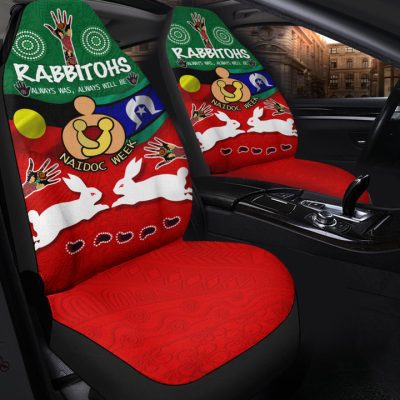NRL South Sydney Rabbitohs NAIDOC Week Car Seat Covers