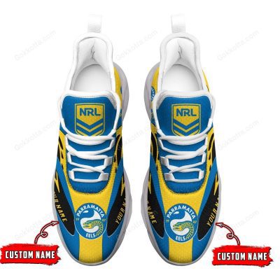 NRL Parramatta Eels Custom Name Max Soul Shoes V5