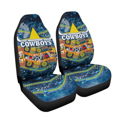 NRL North Queensland Cowboys NAIDOC Week Car Seat Covers