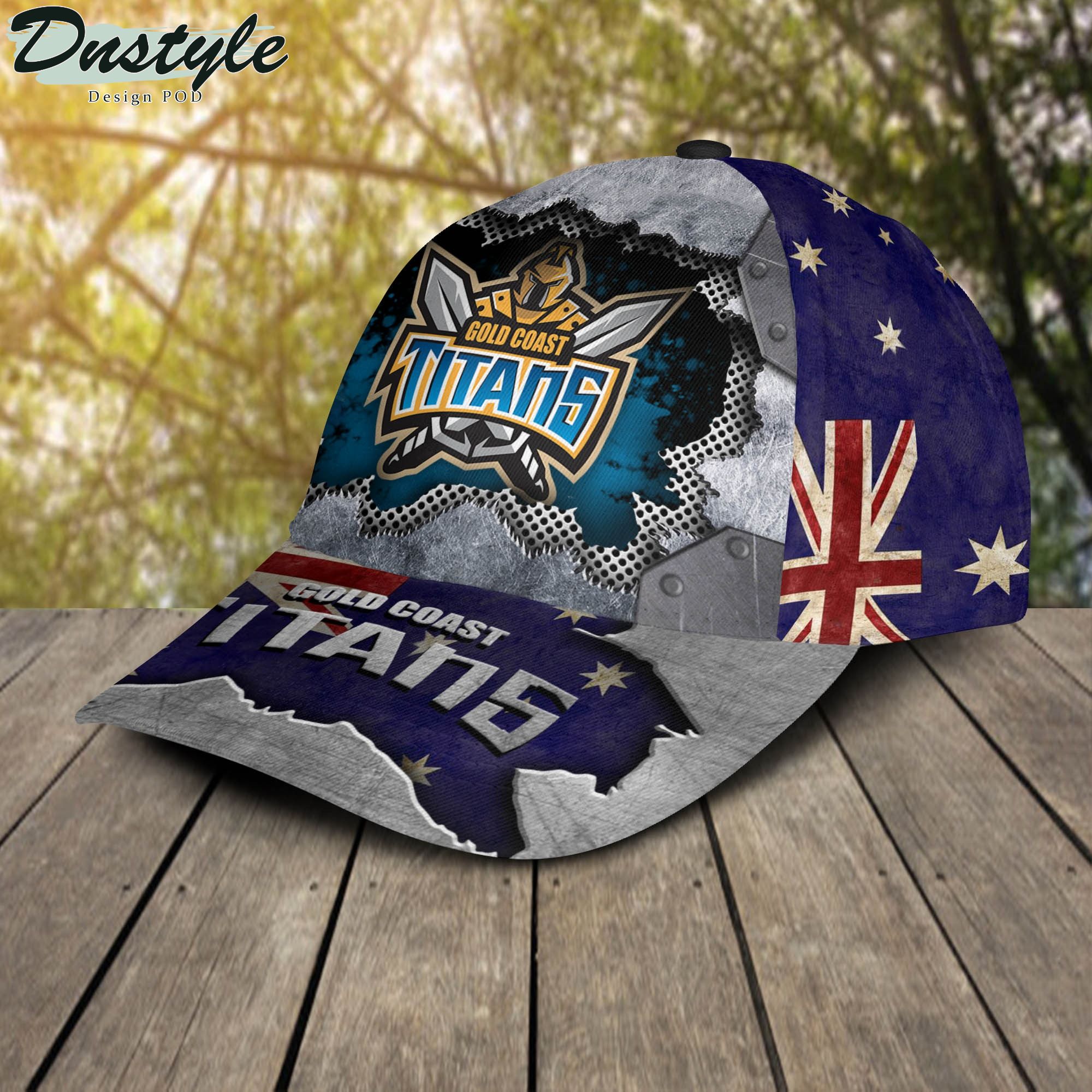 NRL Gold Coast Titans Australian Flag Classic Cap NRL Gold Coast Titans Australian Flag Classic Cap