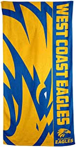 AFL West Coast Eagles Logo Beach Towel