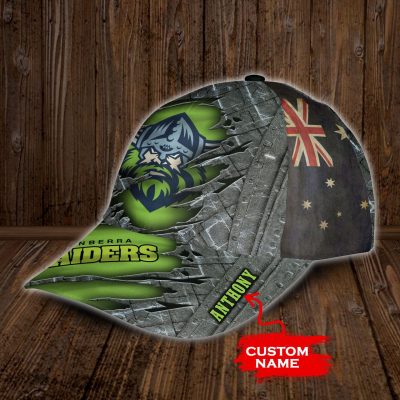 NRL Canberra Raiders Custom Name Classic Cap V1