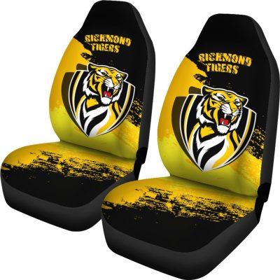 AFL Richmond Tigers Black Yellow Special Car Seat Covers