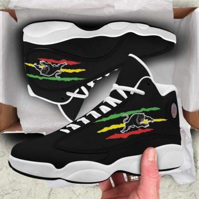 NRL Penrith Panthers Black Air Jordan 13 Shoes