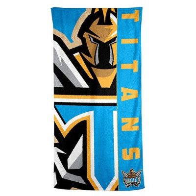 NRL Gold Coast Titans Blue Beach Towel