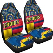 Afl Adelaide Crows Indigenous Car Seat Covers 3.jpg - demo10