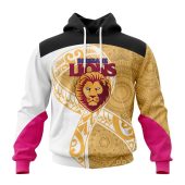 Afl Brisbane Lions Custom Name Number Fight Cancer Pullover Hoodie Front.jpg - demo10
