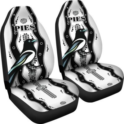 AFL Collingwood Magpies Indigenous Car Seat Covers
