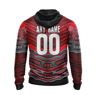 AFL Essendon Bombers Custom Name Number Indigenous Mascot Pullover Hoodie