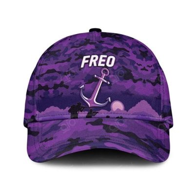 AFL Fremantle Dockers ANZAC Soldiers Purple Classic Cap