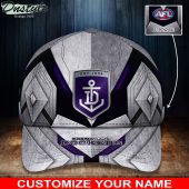 Afl Fremantle Dockers Custom Name Grey Purple Classic Cap.jpg - demo10