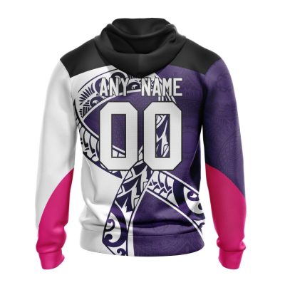AFL Fremantle Dockers Custom Name Number Fight Cancer Pullover Hoodie
