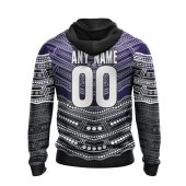 Afl Fremantle Dockers Custom Name Number Indigenous Mascot Pullover Hoodie Back.jpg - demo10