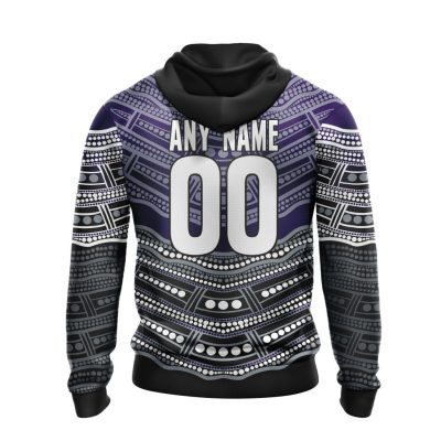 AFL Fremantle Dockers Custom Name Number Indigenous Mascot Pullover Hoodie